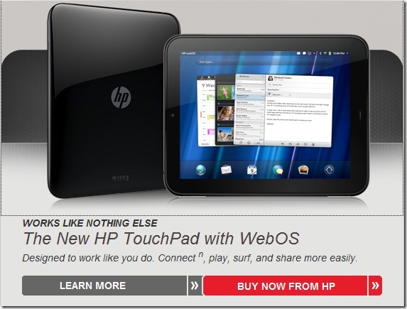 hp touchpad oferta