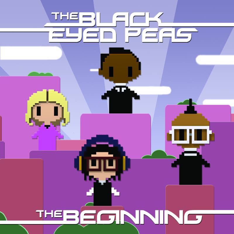 beginning black eyed peas album art. lack eyed peas beginning