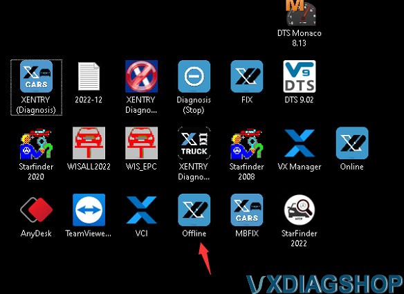 VXDIAG Benz Xentry Login Password 2