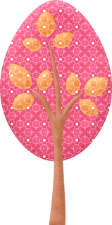 Trees, Leaf and flowers of the Lovely Owls Clipart. 