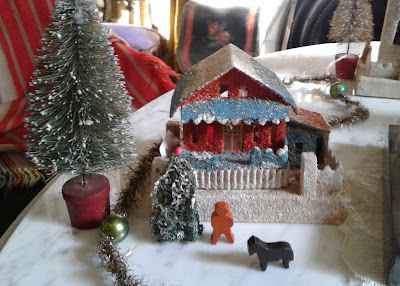 small Christmas house at Kelton House