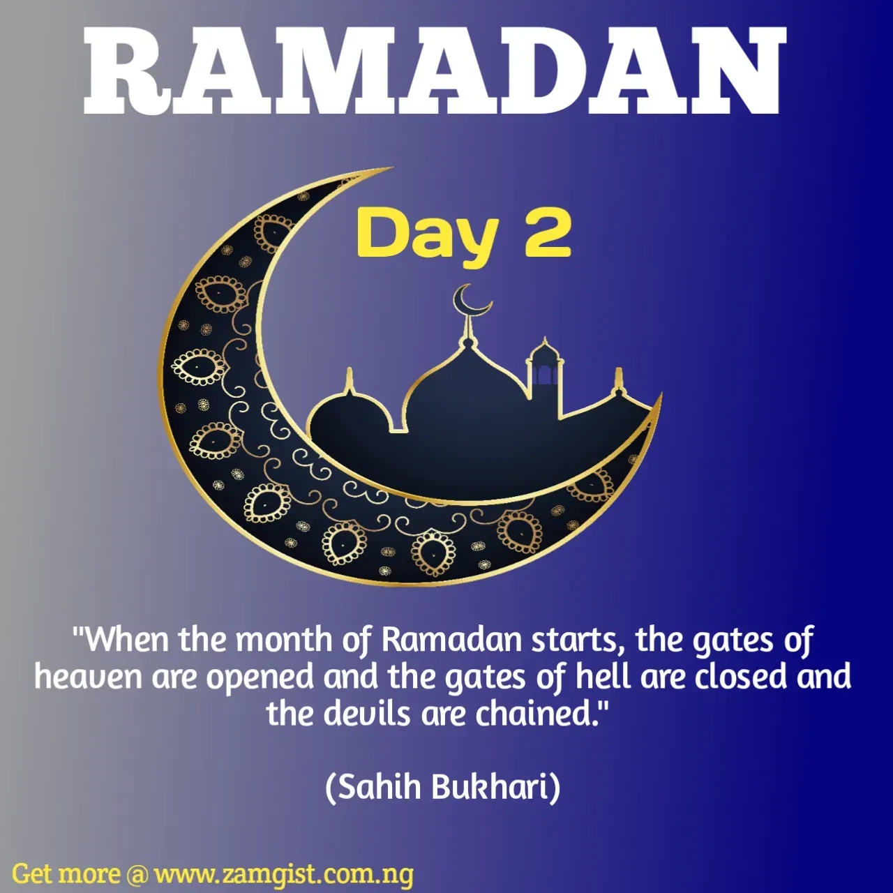 Ramadan day 2 Quotes, Dua and Images 2024