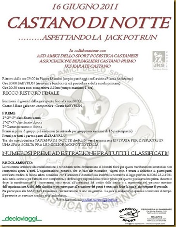 volantino castano di notte