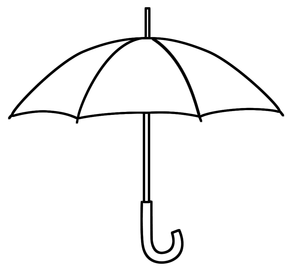 Umbrella Coloring Pictures 1