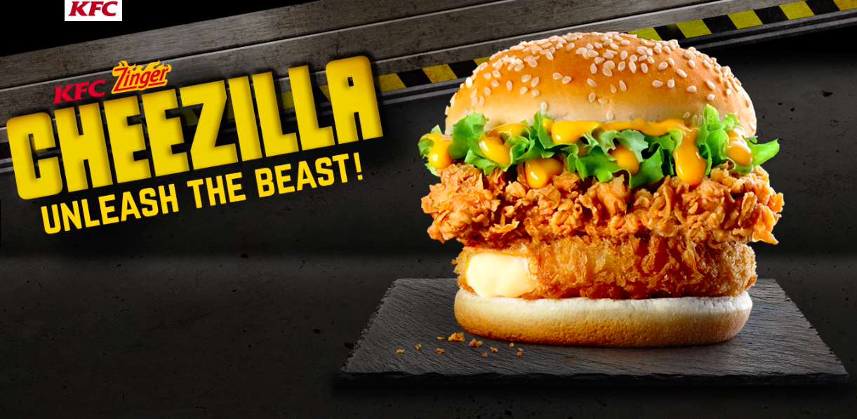 Harga Zinger Cheezilla Burger KFC - Senarai Harga Makanan 