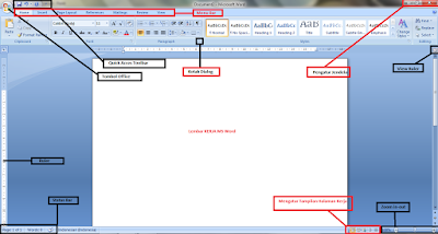 Tools,Menu,  Fungsi, Bagian-Bagian Menu, Microsoft Word, Microsoft Word 2007