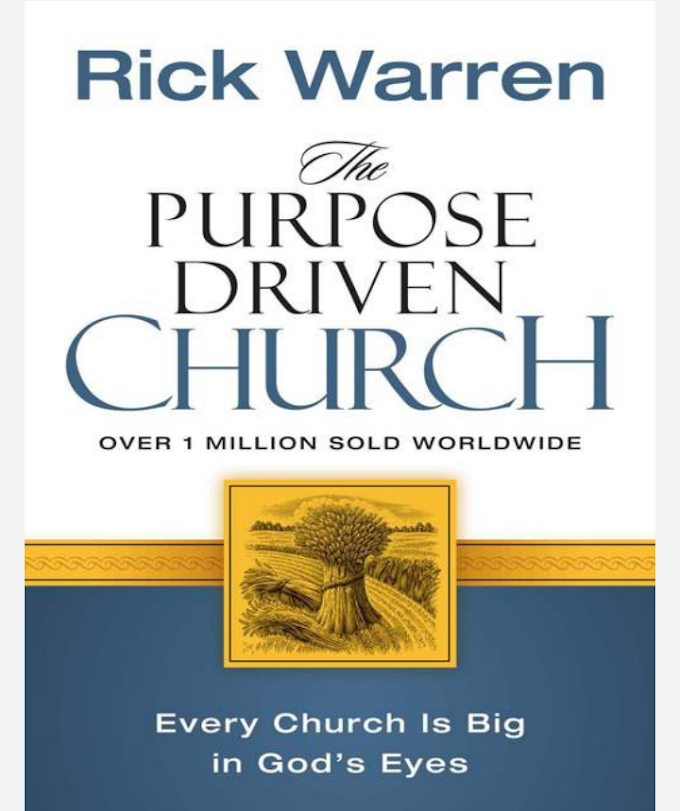 EBOOK ALERT: THE PURPOSE DRIVEN CHURCH _Rick Warren