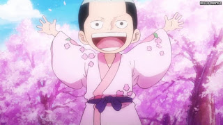 ワンピース アニメ 1078話 モモの助 ONE PIECE Episode 1078