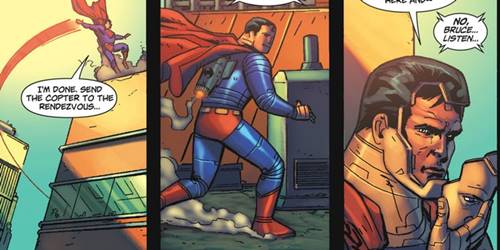 batman as superman suit