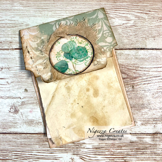 Green Winter TN Journal - Let's Make Some Scrappy Notebooks