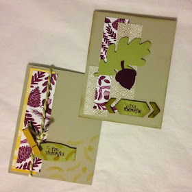 Stampin' Up Color Me Autumn Gratitude for Days Card Idea