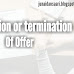 Revocation or Termination of Offer in contract act LLB Notes