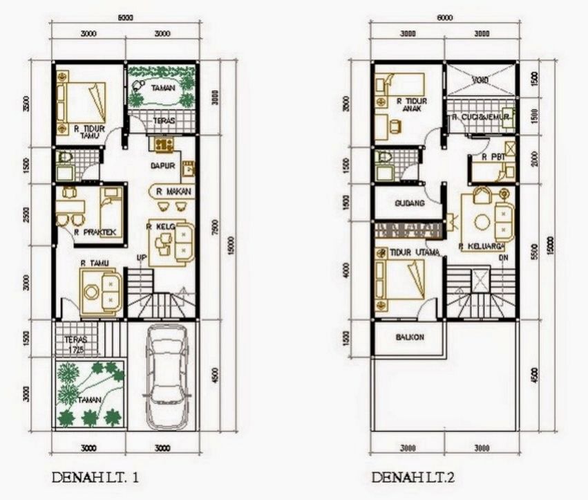 New 21 Sketsa Rumah Ukuran 7x9 Minimalist Home Designs