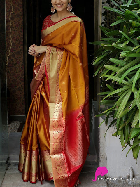 Border Work Silk Sarees Online Shopping