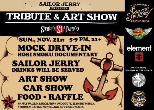 host a throwback event honoring classic tattoo artist Sailor Jerry