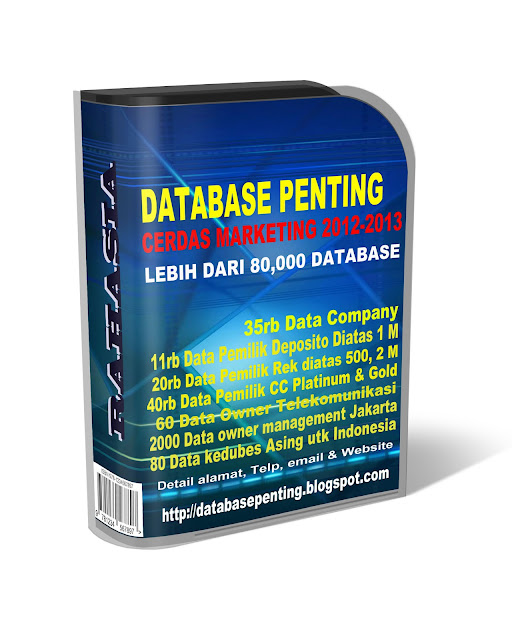 Database Penting Cerdas Marketing 2014 Lebih Dari 80.000 