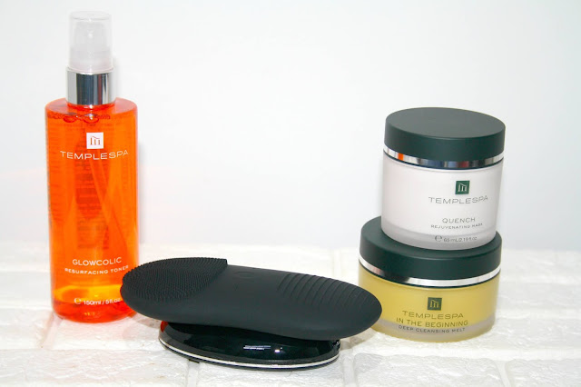 Four Products from Temple Spa to create that 'At Home Spa Facial Treatment'