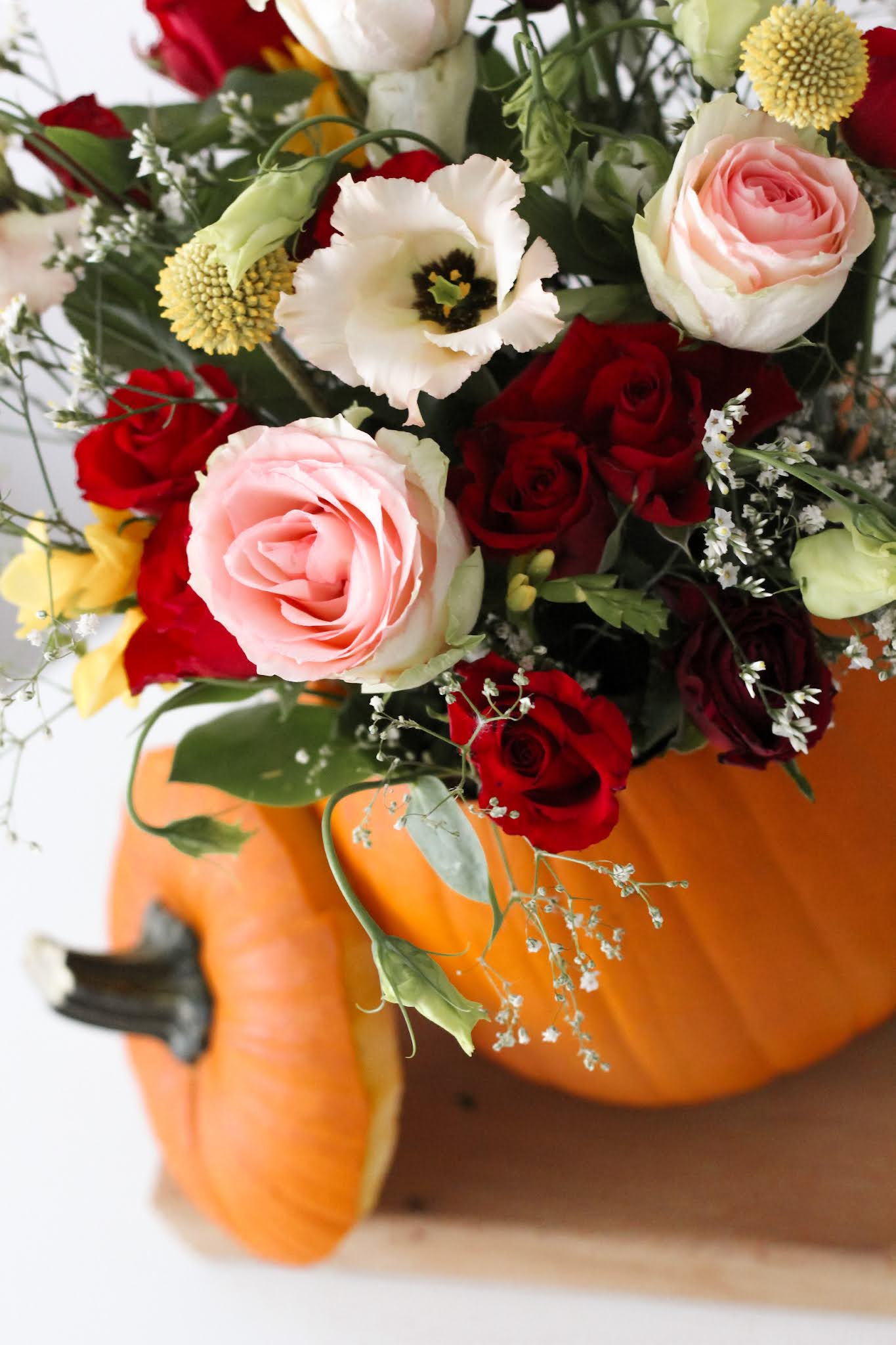 floral pumpkin