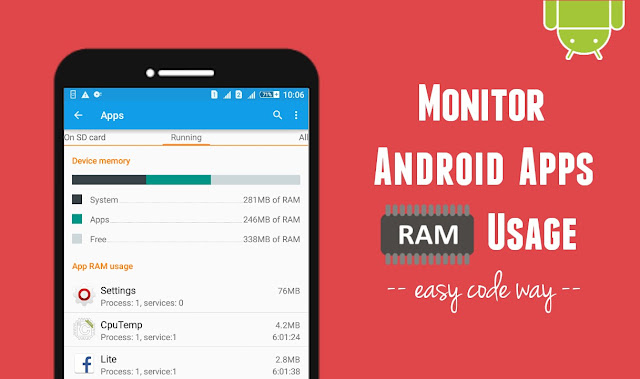 Monitor Android Apps RAM Usage