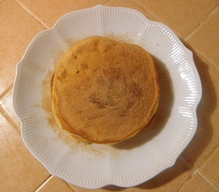 Stack of Pancakes Sprinkled with Cinnamon Sugar