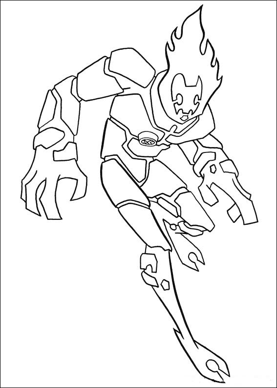 Ben 10 Coloring Pages