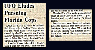 UFO Eludes Pursuing Florida Cops