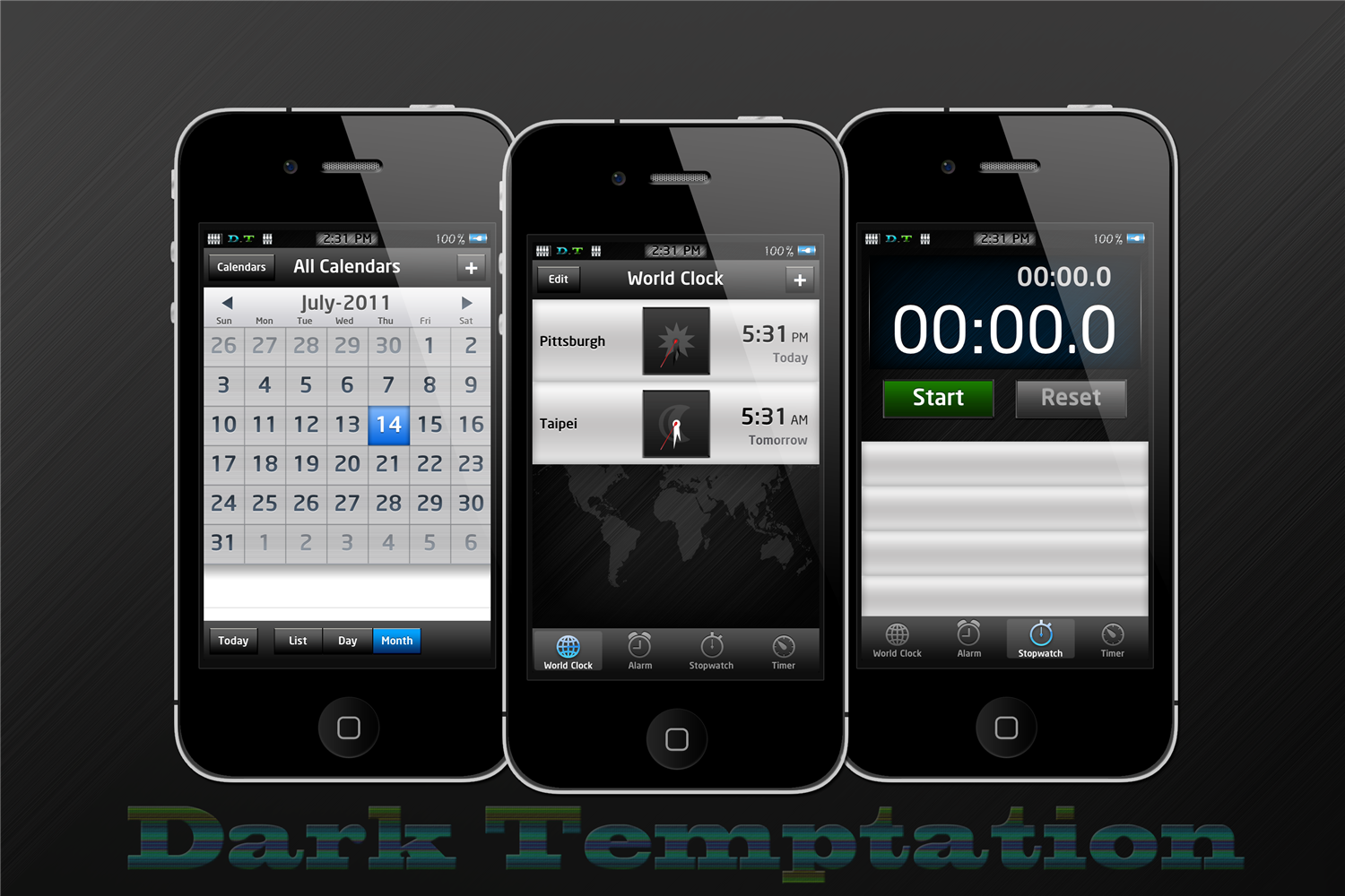 Dark Temptation HD iPhone 4 Theme | freeithemes.com