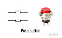 Jenis saklar listrik push button (tombol)
