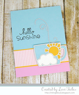 Hello Sunshine card-designed by Lori Tecler/Inking Aloud-stamps and dies from Paper Smooches