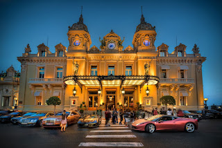 Cassino a noite em Monte Carlo - Mônaco