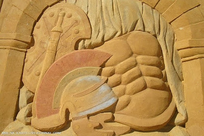 Cool Roman Empire Sand Sculpture Art Seen On coolpicturesgallery.blogspot.com