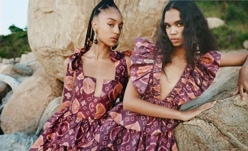 Jordan & Indira Stun in Ulla Johnson Fall 2020 Campaign