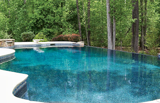 Glass design swimming pool