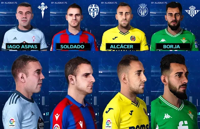 LaLiga Santander 21-22 Facepack 3 For eFootball PES 2021