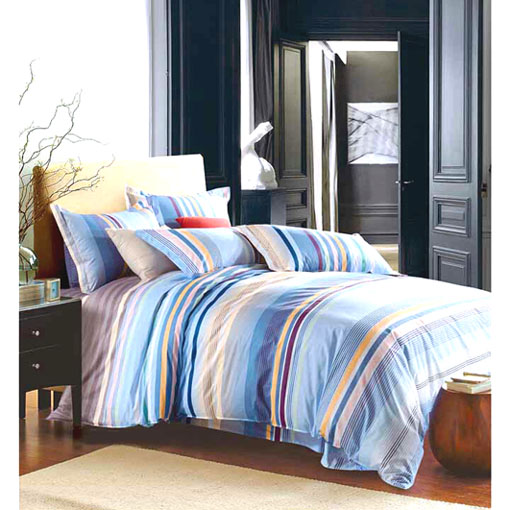 Sprei Satin Jepang Motif Salur Tamba