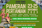 Petani Peduli Karo Adakan Event Karo Agro Expo 23-25 Nov 2023 di Berastagi Melibatkan Tehnologi Pertanian Luar Negeri