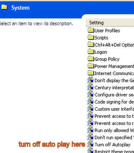 windows safety-turn off auto play turn off auto play menu
