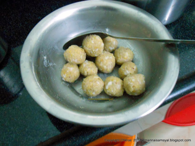 Amaranth Corn Neer Kozhukattai [ Amaranth Corn Dumpling ] 