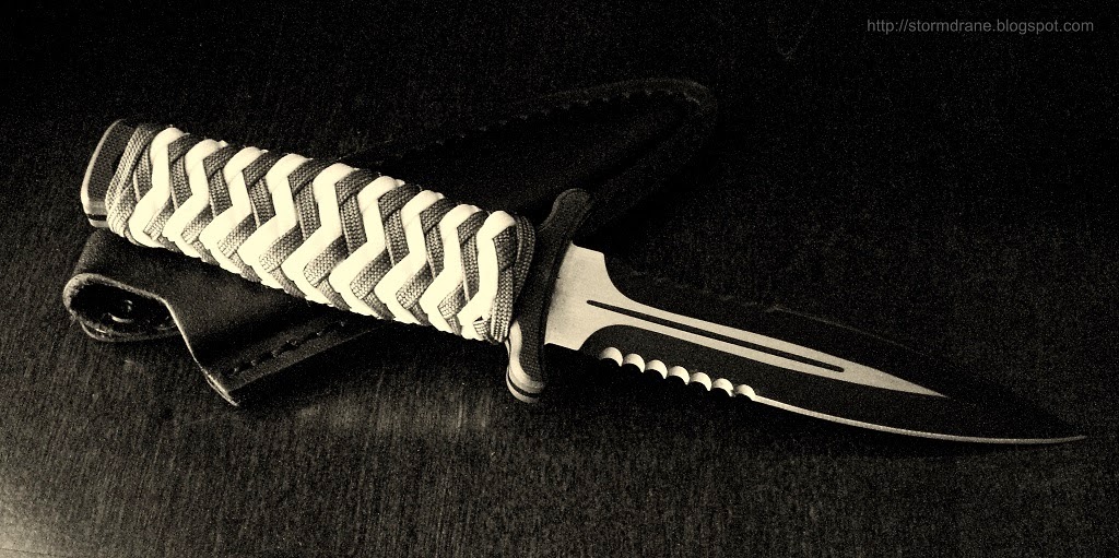 Stormdrane's Blog: Pineapple knot paracord boot knife handle wrap...