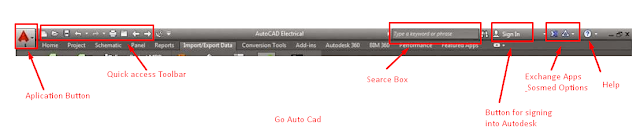 Antar Muka Autocad Elektrik 2016, Interface Autocad Electrical 2016