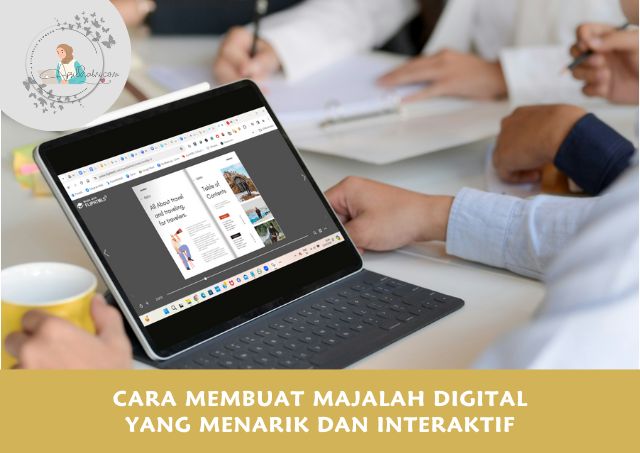 cara membuat majalah online