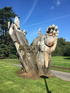 funky tree sculpture at Rozelle Estate
