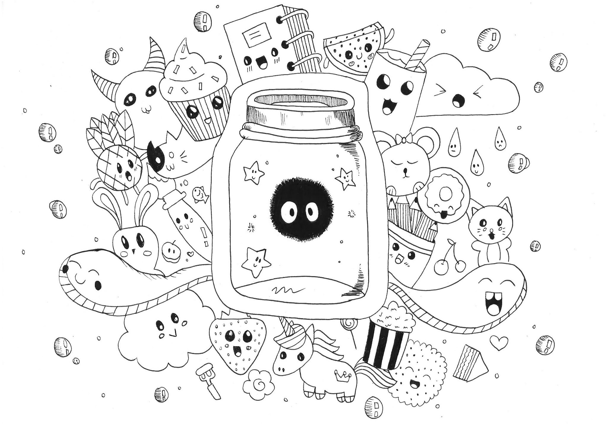Complex Coloring Pages For Teens And