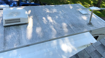 Resealing/Recoating Your RV with RV Liquid Roof is a routine part of ownership.