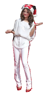 selena gomez, png, fondo transparente, photoscape, navidad