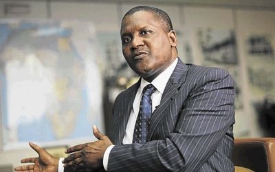 How to save the economy, by Dangote