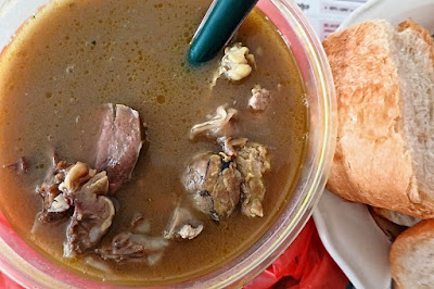 Al Dawood Kambing Soup, brain and tongue