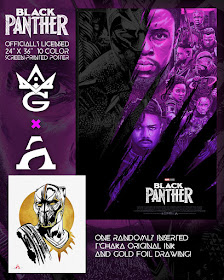 Black Panther Movie Poster Screen Print by Anthony Petrie x Grey Matter Art x Marvel