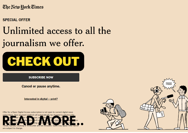 Subscribe to the Digital Edition of The New York Times