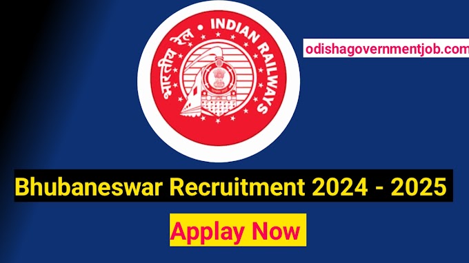 Bhubaneswar Recruitment 2024 - 2025 ! Apply Offline For CMP Post ! Odishagovernmentjob.com